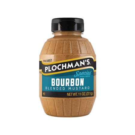 PLOCHMANS 11 oz Bourbon Mustard BOURBONBARREL11